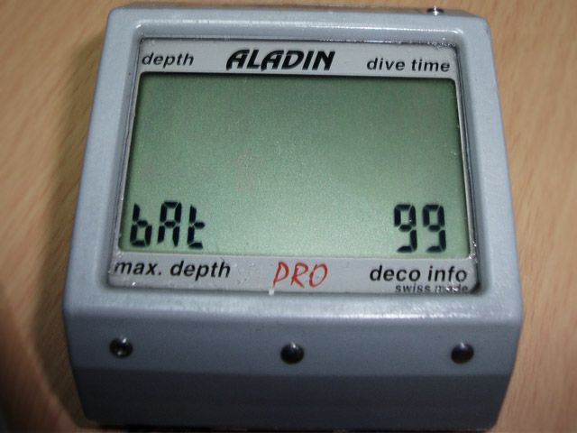 Zamena baterije na ronilačkom računaru UWATEC Aladin Pro